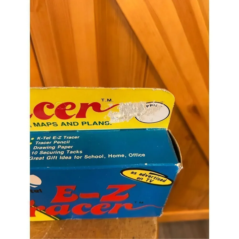 VINTAGE 1974 E-Z TRACER KIT K-TEL USA MADE ORIGINAL BOX #MI-868 (8530)